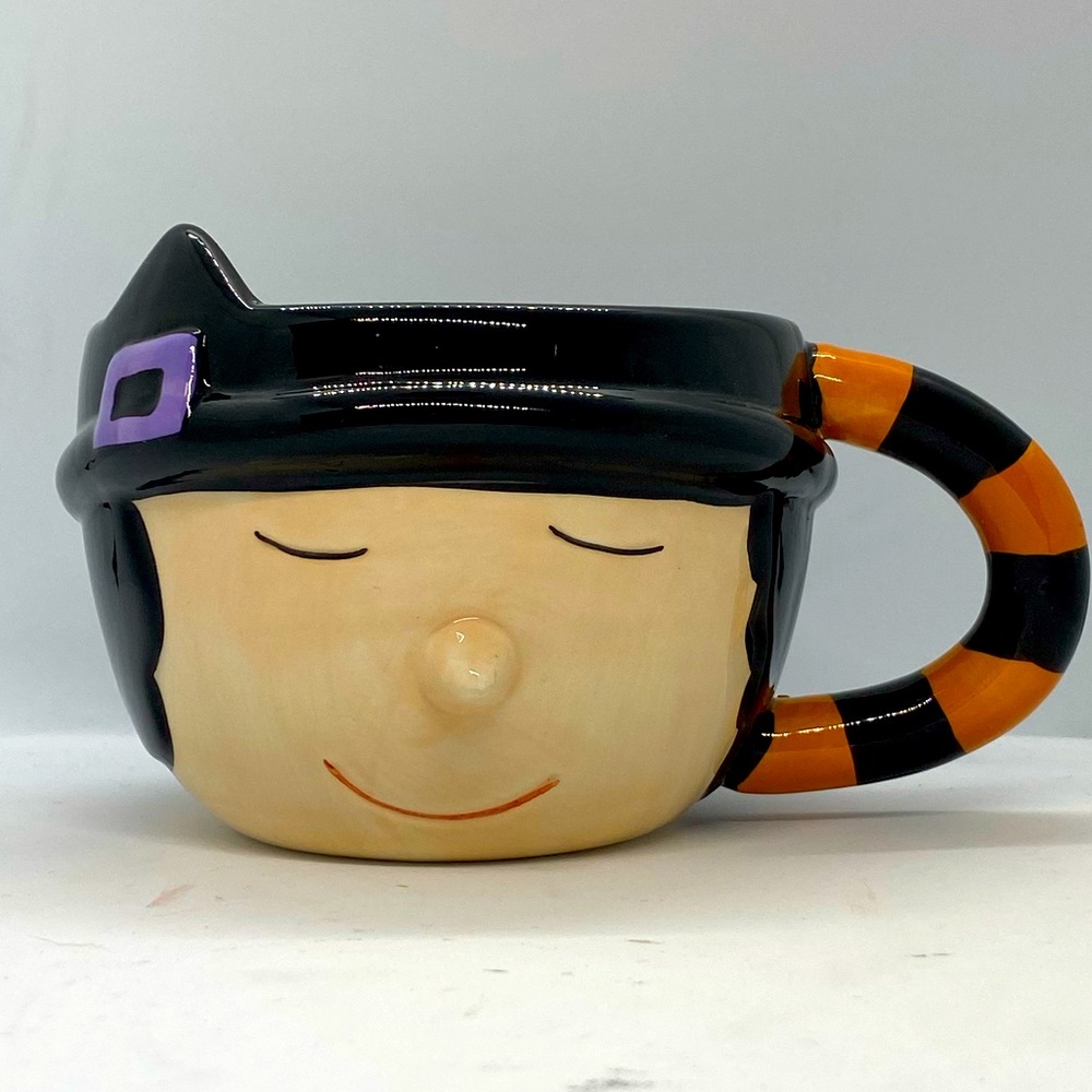SANDRA MAGSAMEN STUDIOS Witch MUG Halloween Fall Coffee Soup Tea Cup Large